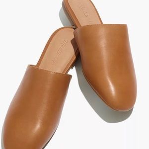 Madewell Cory Mule Flats in English Saddle
